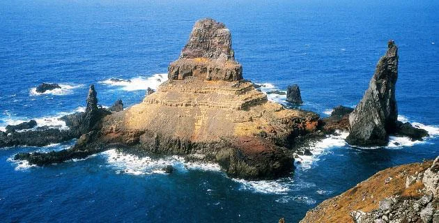 Roca Partida rising out of the Pacific in the Revillagigedo Archipelago