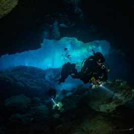 dive cenotes Tulum cave diving Ponderosa Always Diving