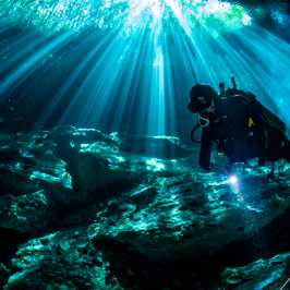 Dive Tulum cenotes Ponderosa with Always Diving