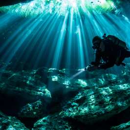 Dive Tulum cenotes Ponderosa with Always Diving